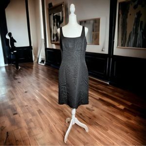 Tahari Arthur S Levine Sleeveless Little Black Dress Size 8.